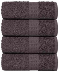 vidaXL Lavete 4 buc Antracit 15x21 cm 360 g/m² 100% bumbac