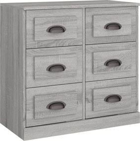 vidaXL Servantă, gri sonoma, 70x35,5x67,5 cm, lemn prelucrat