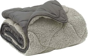 vidaXL Duvet de iarnă Patos Gri deschis 135 x 200 cm
