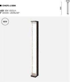 Stalp exterior LED IP65 Floeva H-80cm