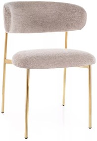 Scaun Elton bej inchis/auriu Raven30