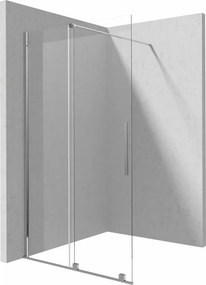 Paravan de dus Deante Jasmin crom 90x195 cm
