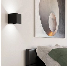 Aplică LED Eglo 901049 VALMONTONE 2xLED/1,5W/230V 3000K negru