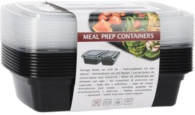 Excellent Houseware Set de recipiente din plastic1200 ml, 10 bucăți