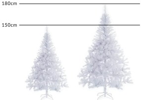 Deuba Brad artificial 180cm - alb
