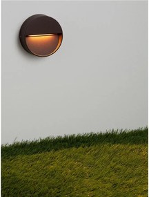 Mini Aplica perete exterior IP65, LED CCT Sete corten 10cm