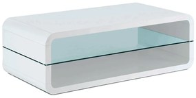 Masuta de cafea, alb extra lucios HG, GOLMER