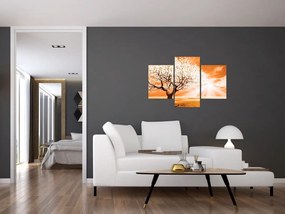 Tabloul cu pomul portocaliu (90x60 cm)