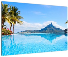 Tablou - Bora-Bora, Polinezia Franceză (90x60 cm)
