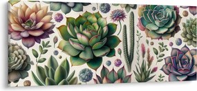 Tablou - Plante suculente (120x50 cm)
