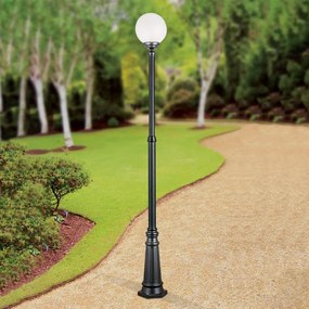 Stalp exterior stil clasic IP43 H250cm Reika negru AL 11-1174/1 schwarz OR