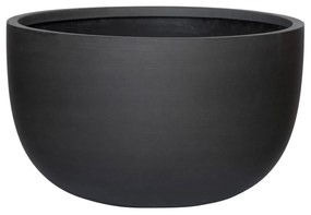 Ghiveci Sunny, culoare vulcan black, mai multe dimensiuni - PotteryPots Mărime: M - v. 21 cm, ⌀ 35 cm