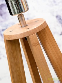 Lampadar realizat din materiale naturale, durabile si ecologice, EVEREST/F gri inchis