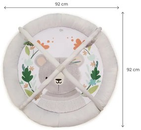 KINDERKRAFT - Saltea de joacă pentru copii COZYPLAY, gri