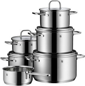 Set oale WMF Inspiration, Cromargan otel inoxidabil 18/10, set 11 buc, inductie