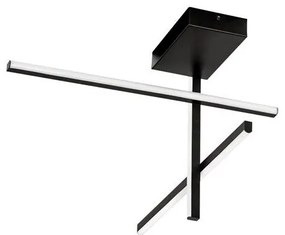 Plafoniera LED stil modern minimalist ANTAMA negru