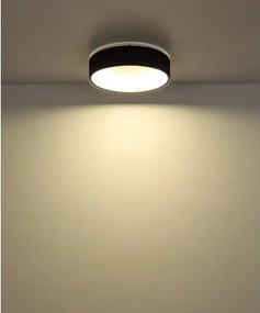 Globo 15924DS-LED Plafonieră KEMP LED/45W/230V 2700/4000/6000K Ø 46 cm negru