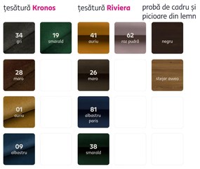 Canapea cu 2,5-locuri, gri/negru, POWEL 2 ,5 WF