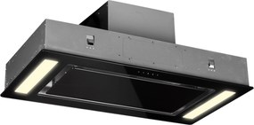 Klarstein REMY, hotă de tavan, hotă pentru integrare, 90 cm eek A 630 m³ / h, sticlă touch led
