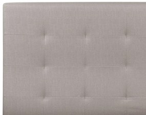 Pat matrimonial 140 cm ROLLA (cu somieră) (gri deschis). 1007494