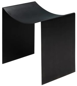 Scaunel negru, din metal, Maniak