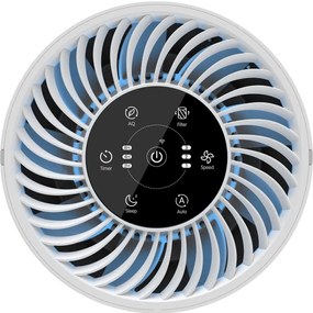 Purificator de aer Tesla Tara Lite 3, Pana la 12 m², CADR 100 m³/h, Filtru HEPA/Carbon Activ, Timer, , Alb