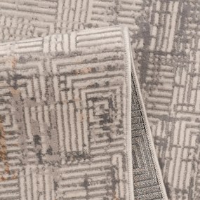 Covor, Motto 4481, 120x180 cm, Gri / Bej / Maro