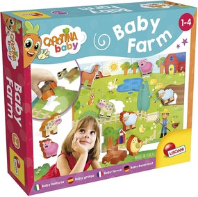 PUZZLE DE PODEA - DISTRACTIE LA FERMA (12 PIESE) - LISCIANI (L67848)