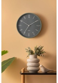Karlsson 5988GR ceas de perete design, gri,diametru 30 cm