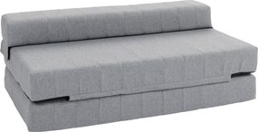 HOMCOM Fotoliu pliabil cu funcție de pat, pat pentru oaspeți, pliabil, până la 250 kg, 138x80x50 cm, Gri | Aosom Romania