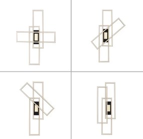 Leuchten Direkt 14693-18-LED Plafonieră dimabilă ASMIN LED/48W/230V +DO