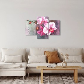 Tablou - Orhidee, acvariu (90x60 cm)