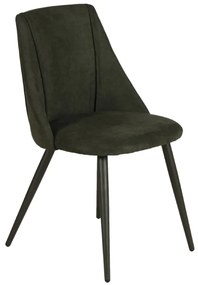 Scaun textil verde inchis Glovy