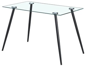 Set de sufragerie Nash 4+1 alb-negru