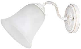 Aplica de perete design clasic FABIOLA alb antic 7259 RX
