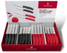 Victorinox - Set de cuțite pentru legume SWISS CLASSIC, 80 buc., negru/roșu