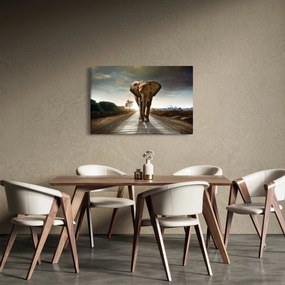 Tablou cu elefant (90x60 cm)