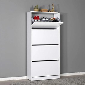 Pantofar Adore XL, 4 compartimente, capacitate 24 perechi incaltaminte, 73 x 157 x 26 cm