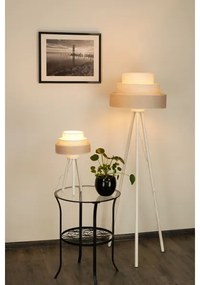 Lampă de masă Brilagi ALASKA LUNETA 1xE27/15W/230V gri/crem