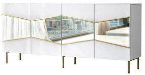 Dulap Nice White and Gold