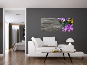 Tablou - flori de câmp (120x50 cm)
