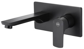 Baterie de lavoar pentru instalare ascunsă KFA Armatura 5539-810-81 MOKAIT alamă/negru