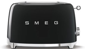 Toaster negru 50's Retro Style P2, 950W - SMEG