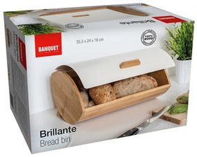 Cutie de pâine Banquet Bamboo BRILLANTE , 35,5 x 24 x 16 cm