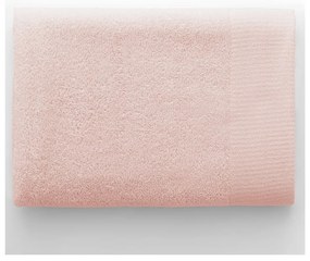 Prosop roz deschis din bumbac din frotir 70x140 cm Amari – Restilo