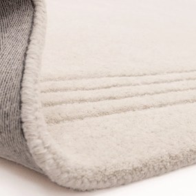 Covor fildeș țesut manual din lână 200x290 cm Orlo Ivory – Asiatic Carpets