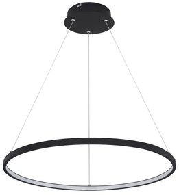 Lustra LED suspendata design modern circular RALPH 29W negru