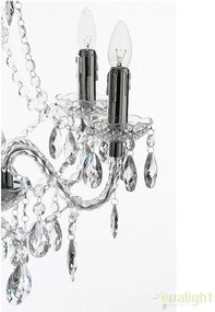 Candelabru stil clasic cu 5 brate JEWEL transparent 1585 FTP