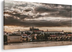 Tablou - Praga înnorită (90x60 cm)