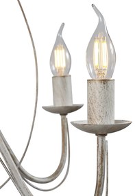 Candelabru clasic crem cu 5 lumini - Giuseppe